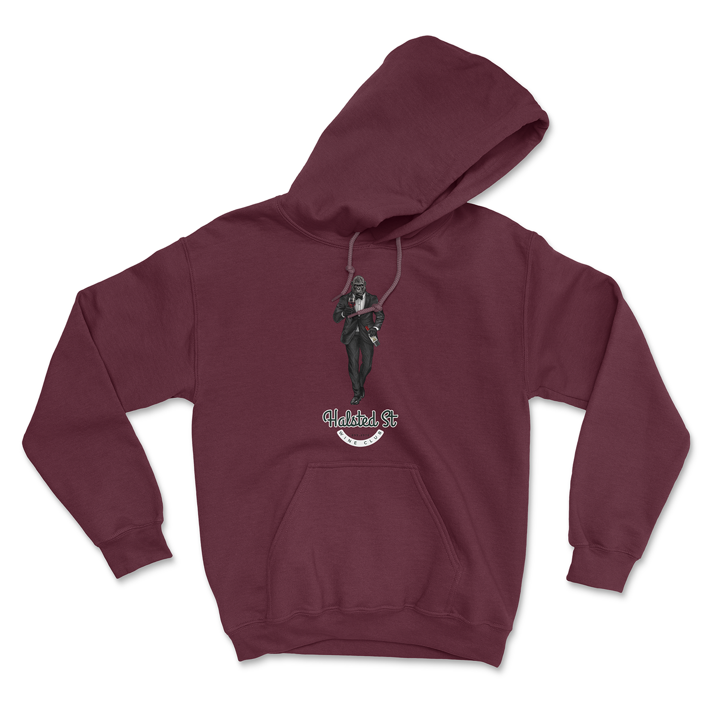 Halsted Street Wine Club Hoodie