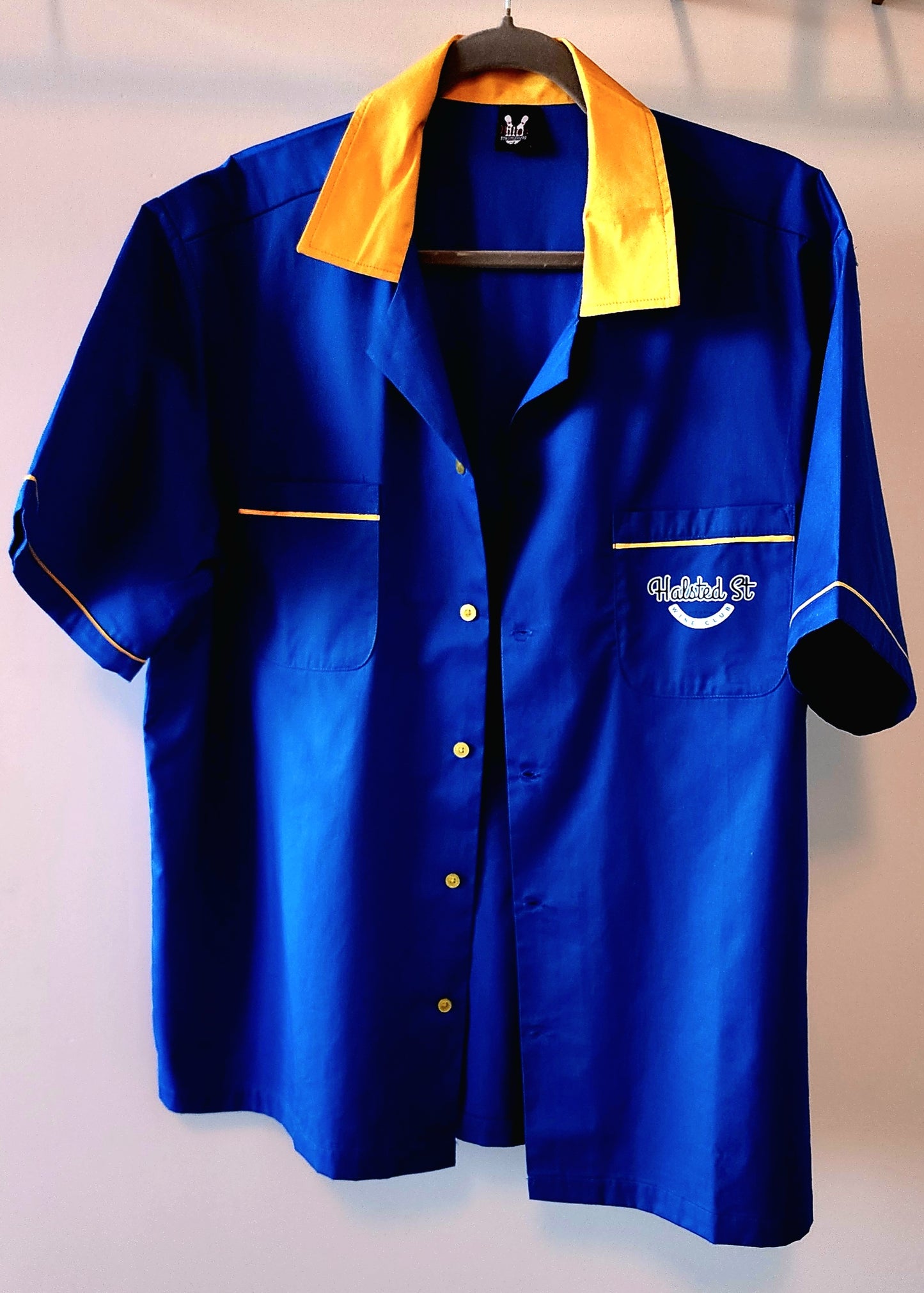 Halsted St Wine Bowling Shirt