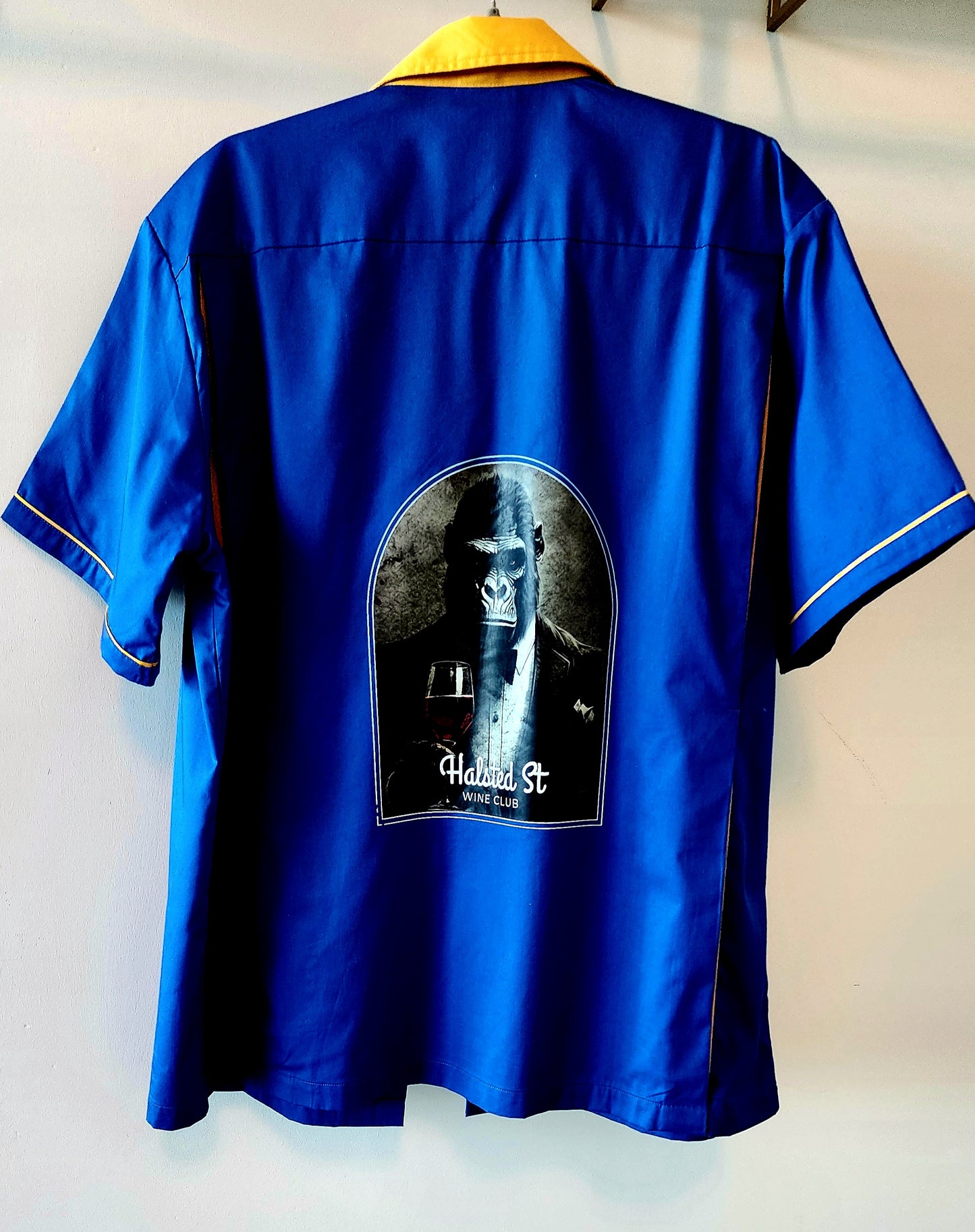 Halsted St Wine Bowling Shirt