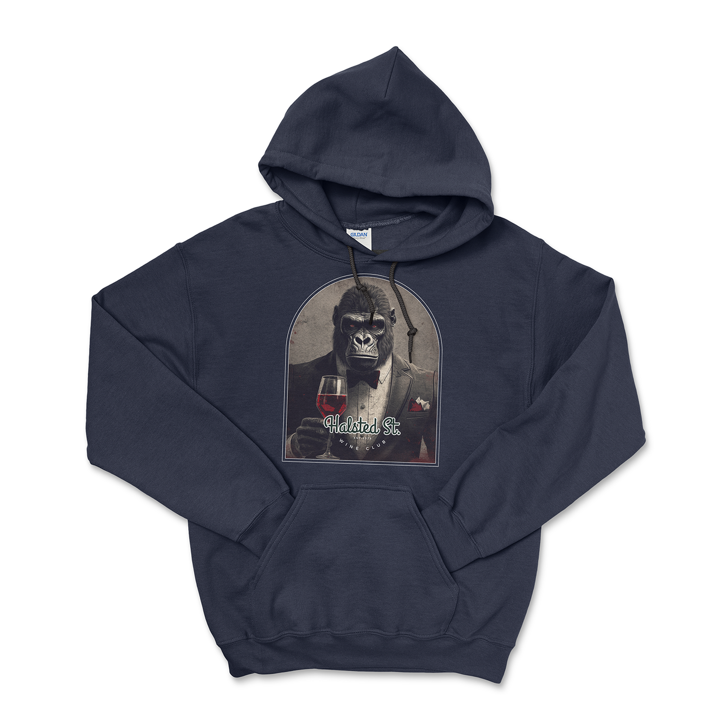 Halsted Street Hoodie - Navy / Small